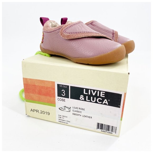 Livie & Luca COSE First Walker Lilac Rose Toddler Size 3 Classic Smooth Leather - Picture 8 of 8
